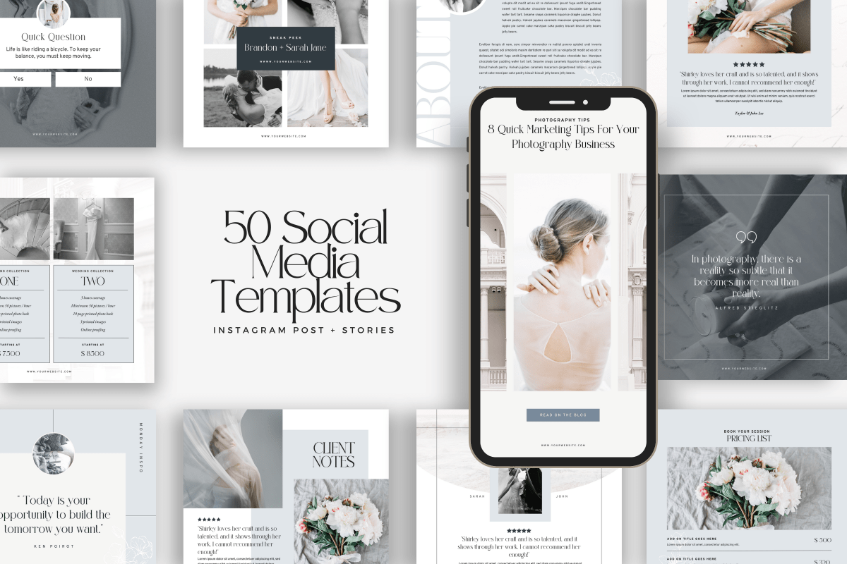 Photography Instagram Canva Templates Shirley Canva Social Media Templates Marie