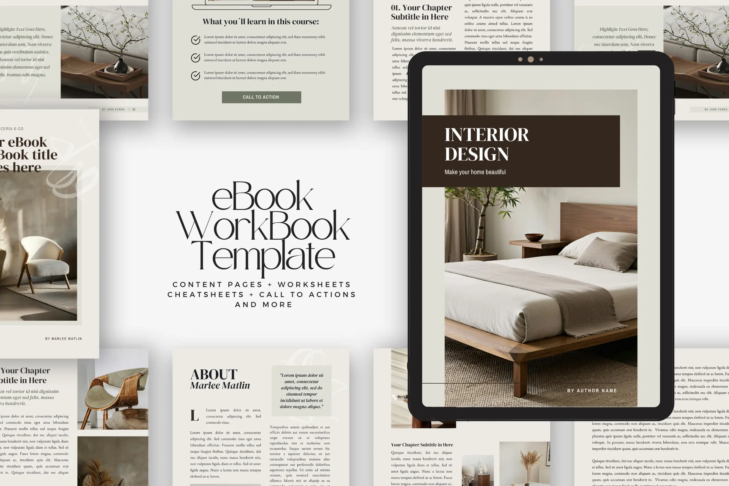 Ebook WorkBook Canva Interior Design Marlee Ebook Workbook Canva Interior Design Marlee preview